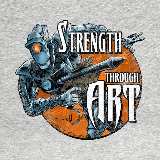 Strength Through Art - Robot by FWBCreative